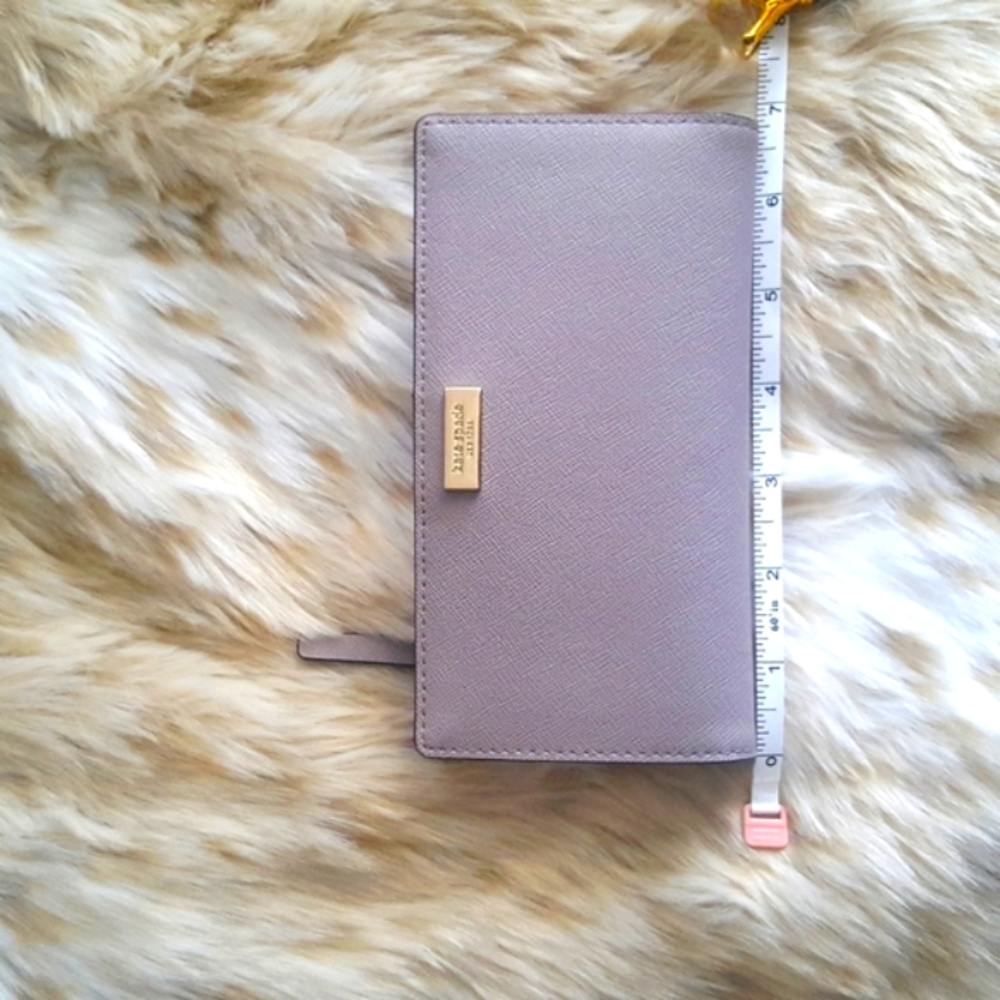 🌙NWOT Kate Spade Bifold Wallet Warm Taupe - Picture 7 of 11